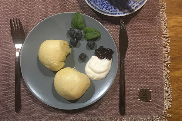 Aurukuklid ameerika mustikatega