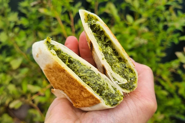 Grillitud tortillad spinati ja fetaga