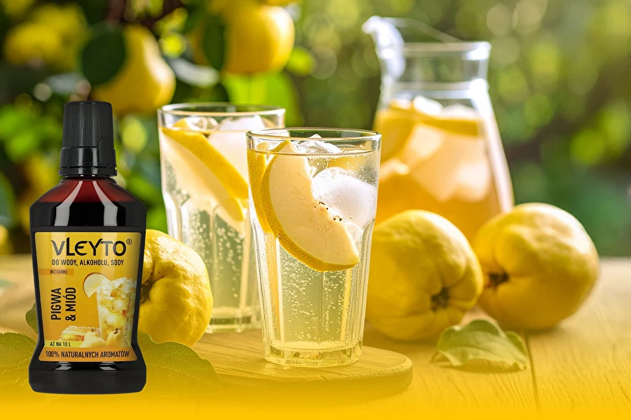 Browin Przepiśnik - Sparkling Pigwa - värskendav alkoholivaba jook mee ja küdoonia vihjega